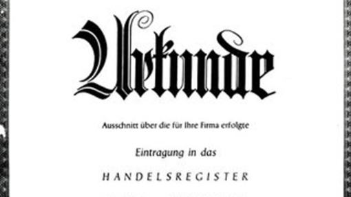Urkunde